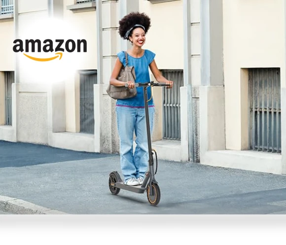 Electric Scooter with Powerful Motor, Long Range, and Cruise Control — Electric Self-Balancing Scooters, VOLPAM