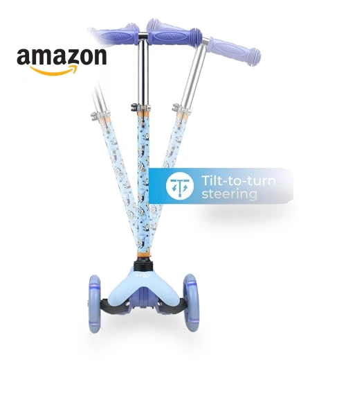Self Balancing Kick Scooter with Light Up Wheels for Kids — Balance Bikes, Voyager