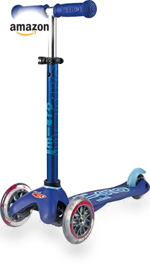 Mini Deluxe Three Wheeled Scooter for Kids — Balance Bikes, Micro