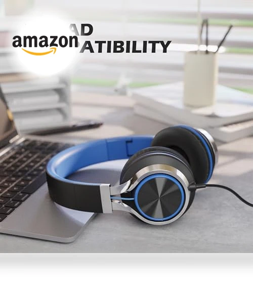 On-Ear Wired Headphones with Microphone and Volume Control — In-Ear Headphones, AILIHEN