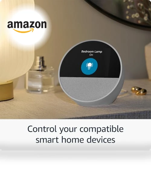 Smart Alarm Clock with Alexa, Big Vibrant Sound — Alarm, Amazon