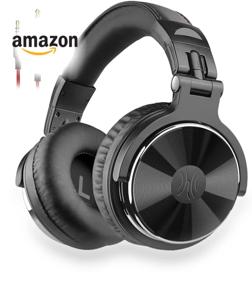 Wired Over Ear Headphones with 50mm Drivers for Studio Monitoring — In-Ear Headphones, OneOdio