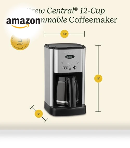 12-Cup Programmable Coffeemaker with Carafe — Beverage Warmers, Cuisinart