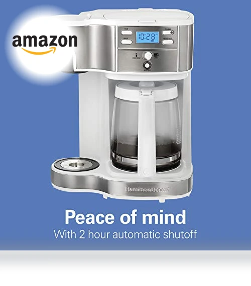 2-Way 12 Cup Programmable Drip Coffee Maker & Single Serve Machine — Single-Cup Coffee Makers, Hamilton Beach