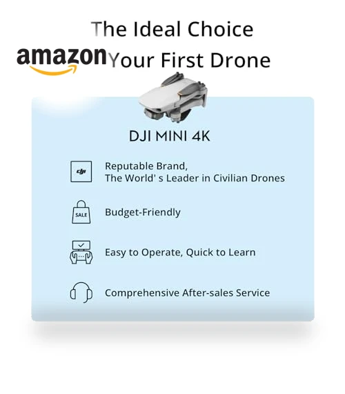 4K UHD Camera Drone with 3-Axis Gimbal, Under 249g — Drones & UAV Technology, DJI