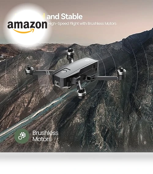 GPS Drone with Camera 4K UHD, 52 Minutes Flight Time, Foldable Quadcopter — Drones, Holy Stone
