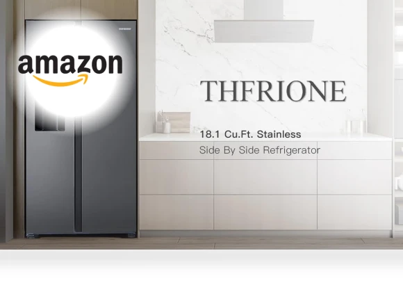 18.1 Cu. Ft Refrigerator with Ice & Water Dispenser — Cooling Solutions, THFRIONE