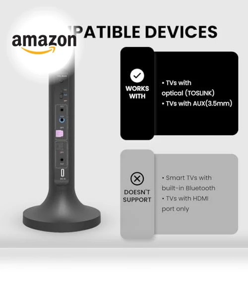Dual Wireless Headphones for TV Watching — Over-Ear Headphones, Avantree
