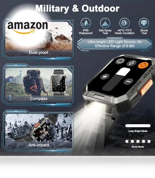 Military Smart Watch for Men — Smartwatches, Blackview