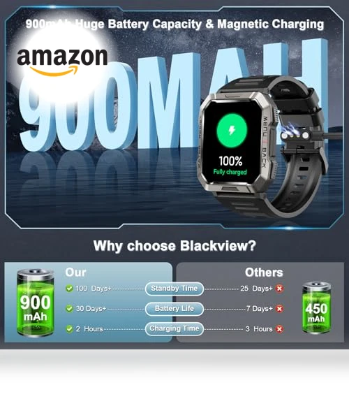 Military Smart Watch for Men — Smartwatches, Blackview