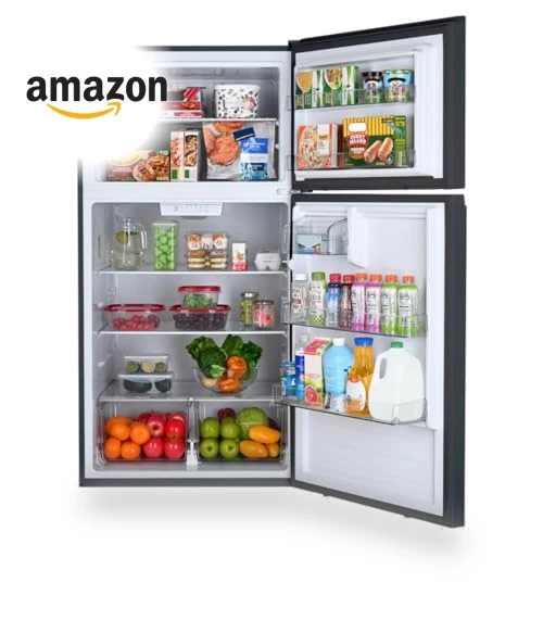 Refrigerator/Freezer with Full-Width Adjustable Glass Shelving — Cooling Solutions, Kenmore