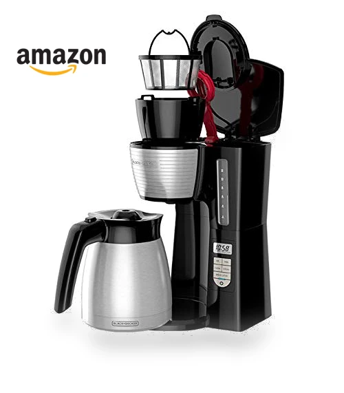 12-Cup Thermal Programmable Coffee Maker — Electric Blade Coffee Grinders, BLACK+DECKER