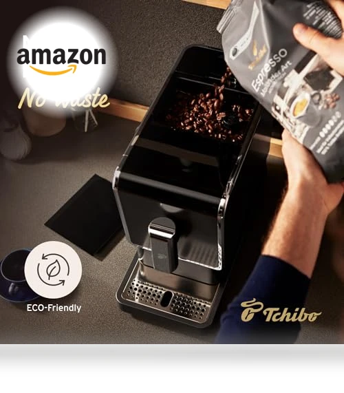 Automatic Espresso & Coffee Machine with Built-in Grinder — Electric Blade Coffee Grinders, Tchibo