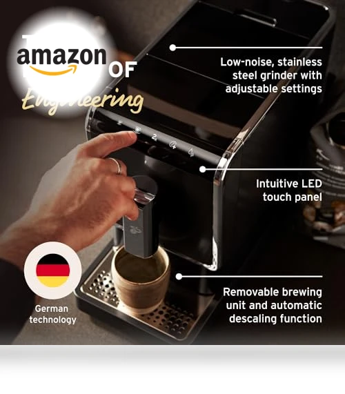 Automatic Espresso & Coffee Machine with Built-in Grinder — Electric Blade Coffee Grinders, Tchibo