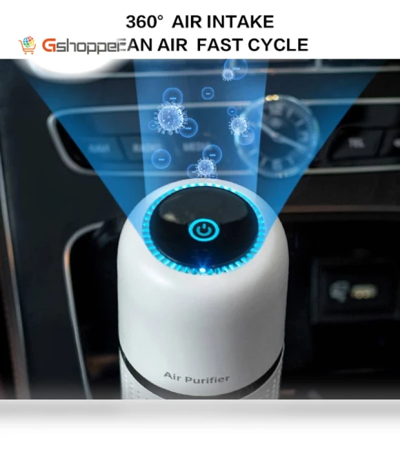 Mini Car Air Purifier — Activated Carbon Air Purifiers