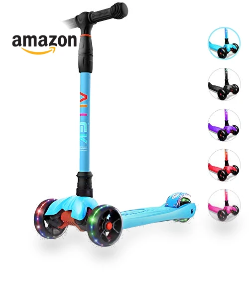 Kick Scooter with Light-Up Wheels — Electric Vehicles, Allek