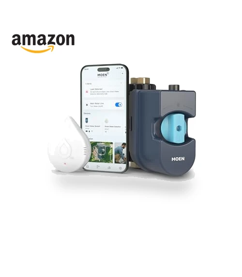 Smart Water Shutoff with Detector — Water Leak Detection Systems, Moen