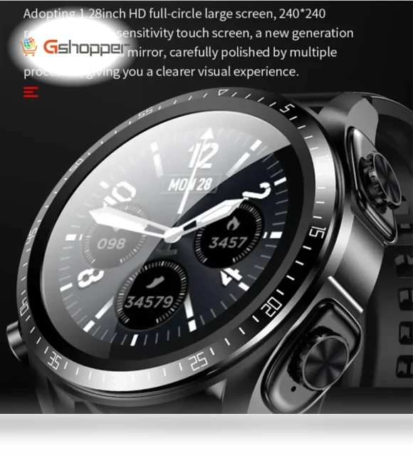 Smartwatch with Earbuds — Wearable Accessories