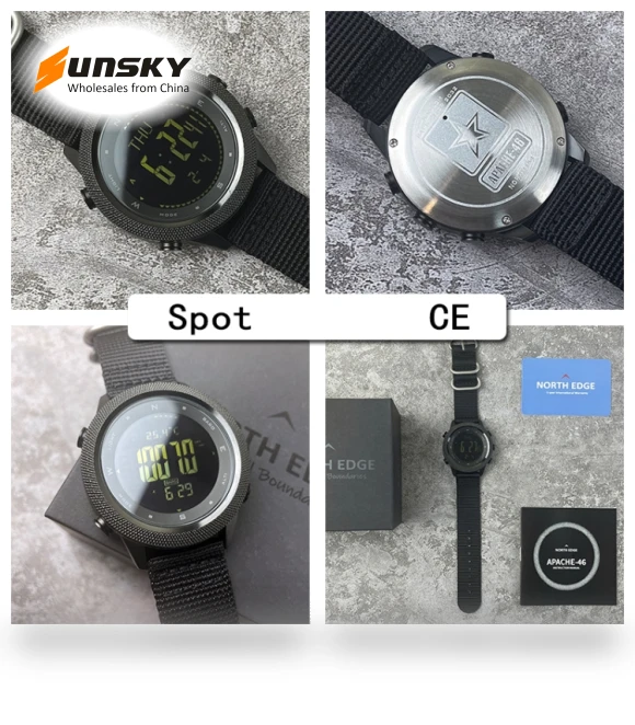 Outdoor Waterproof Multifunction Digital Smart Sports Watch — Sport Watches, NORTH EDGE