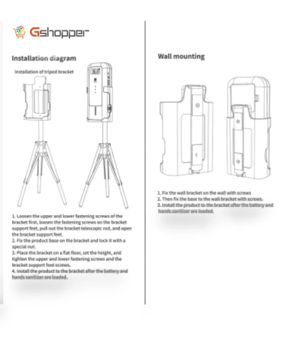 Infrared Thermometer with Automatic Sterilization Dispenser — Temperature Measurement Devices
