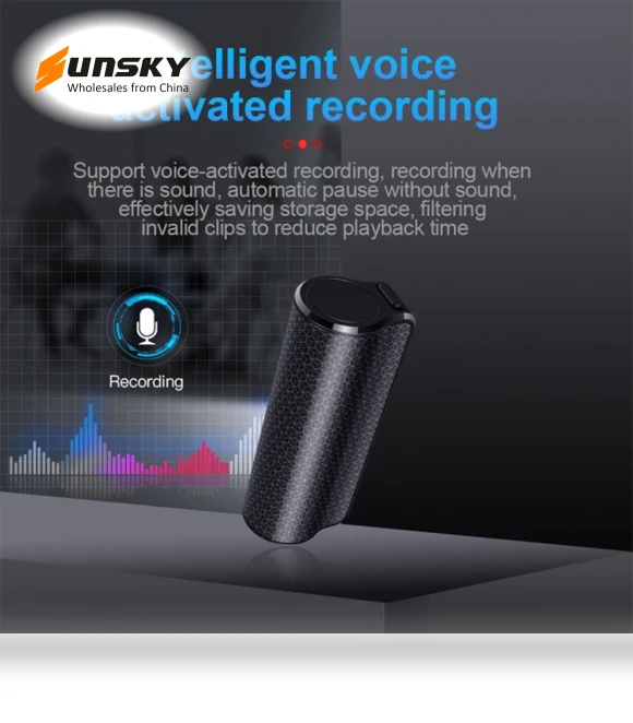 Smart HD Noise Reduction Voice Control Recording Pen — Portable Audio Recorders