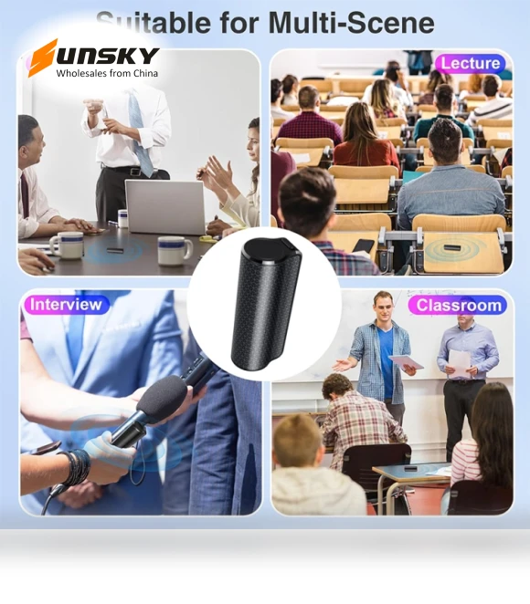 Smart HD Noise Reduction Voice Control Recording Pen — Portable Audio Recorders