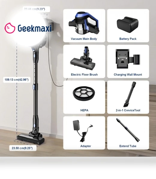 6 In 1 Cordless Vacuum Cleaner — Smart Cleaning Robots, MOOSOO