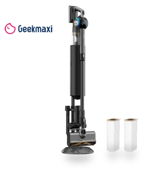 Cordless Vacuum Cleaner with Smart Dust Collection Station — Smart Cleaning Robots, JIGOO