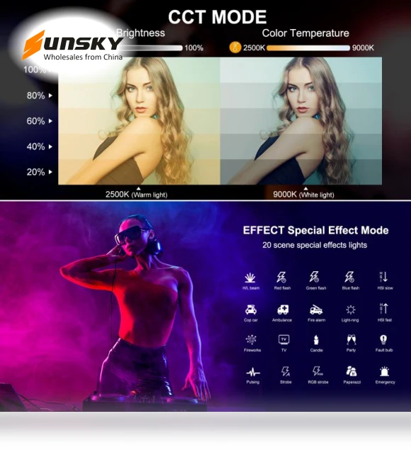 Photo Handheld Full Color RGB Stick Light — Selfie Lights, PULUZ