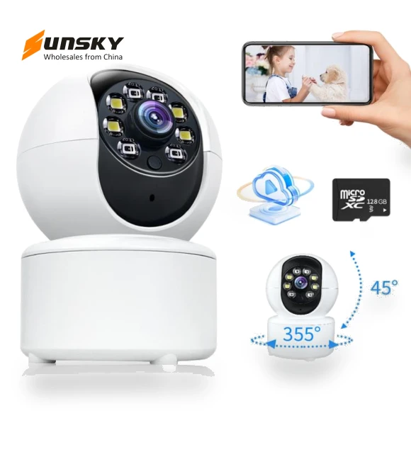 Mini 360 PTZ WiFi Surveillance Camera — Security Cameras
