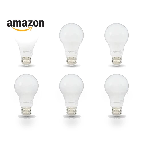 LED Light Bulbs — Compact Fluorescent, Amazon Basics