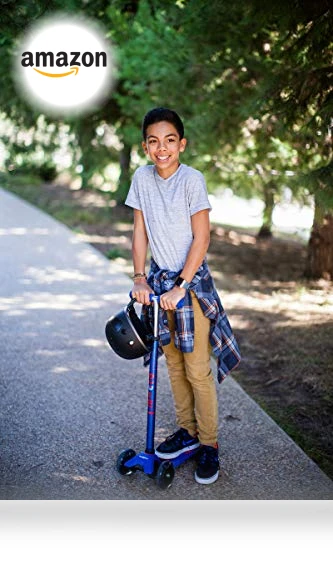 Maxi Deluxe 3-Wheeled Lean-to-Steer Scooter — Push Scooters, Micro