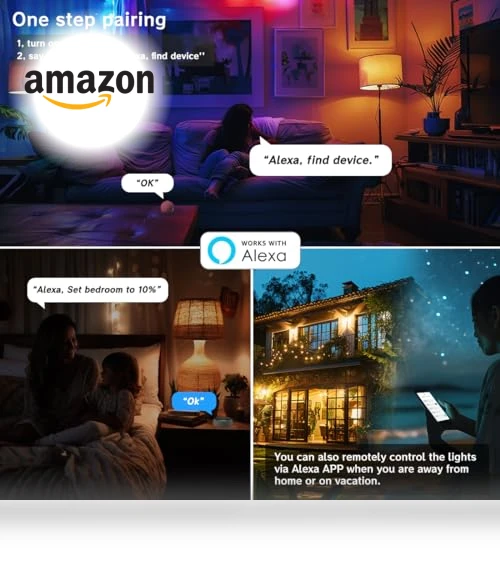 Smart Light Bulbs — LED, MELPO