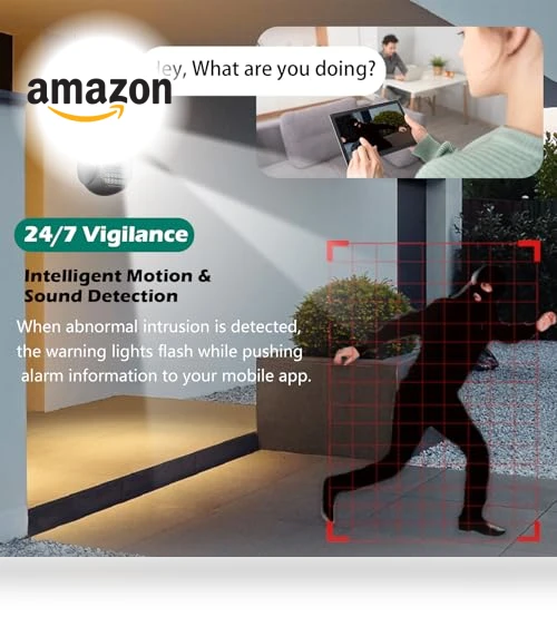 Dual Lens Outdoor Security Camera — Security Cameras, GUOANVISION