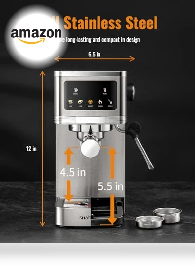 Professional Espresso Machine with Milk Frother — Milk Frothers, SHARDOR