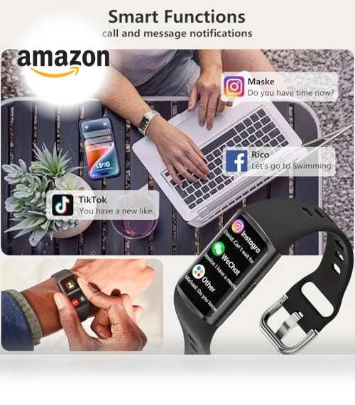 Slim Fitness Tracker Smart Watch — Smartwatches, FITVII