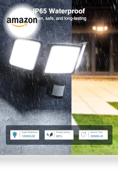 Smart LED Security Lights Motion Sensor Outdoor — Outdoor Security & Flood Lighting, Onforu