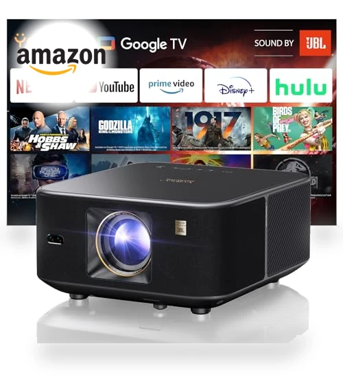 Smart Projector with Google TV — Home Theater Projectors, Yaber