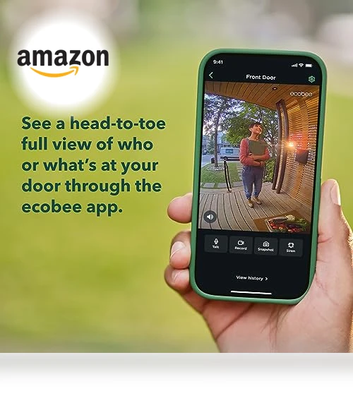 Smart Video Doorbell Camera — Smart Home Security, ecobee