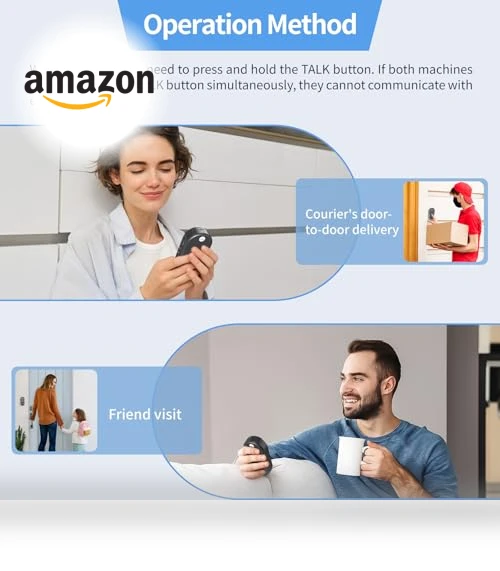 Wireless Intercom Doorbell — Smart Home Security, PANDAAR