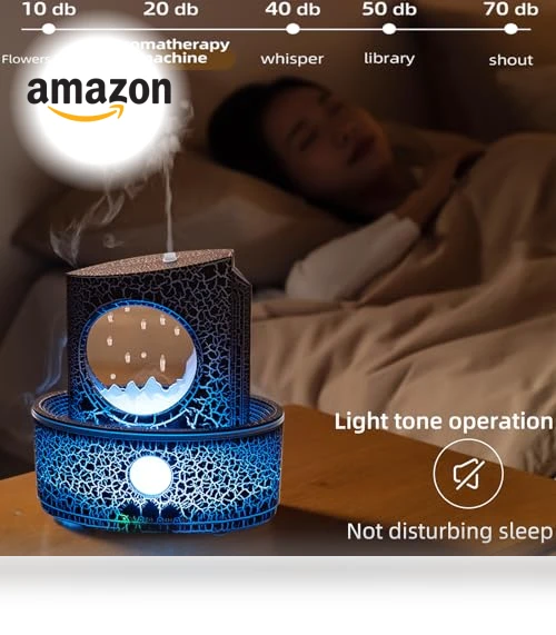 Aromatherapy Humidifier for Sleep Relaxation — Air Moisturizers, fuliying