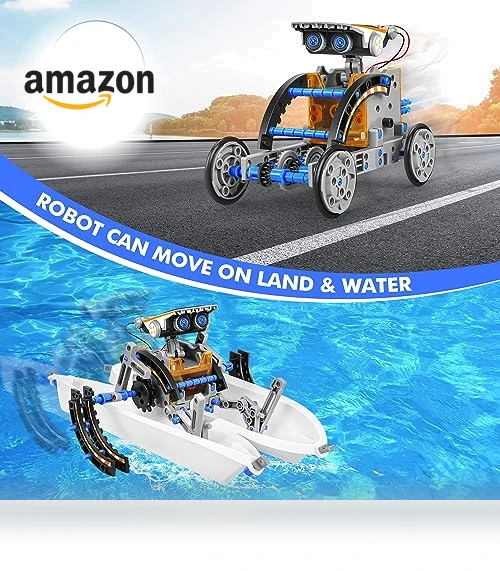 13-in-1 Education Solar Power Robots Toys — Solar Power, Bottleboom