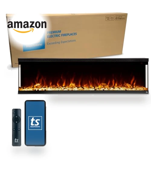 3-Sided Smart Electric Fireplace — Electric Heating Solutions, Touchstone