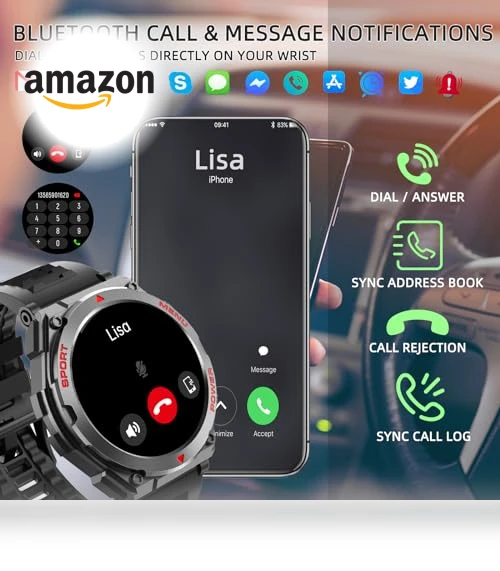 Military Smart Watch — Smartwatches, Jdcrsj