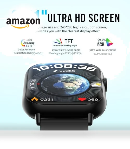 Smart Watch with HD Screen and Health Monitoring — Smartwatches, Williben