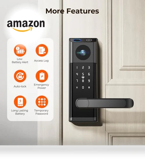 Video Smart Lock with Camera & Doorbell — Deadbolts, Camcamp