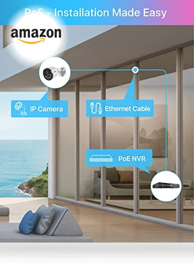 5MP 8CH PoE Security Camera System with Audio — Security Cameras, ZOSI