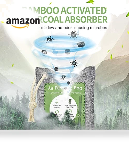 Bamboo Charcoal Air Purifying Bag — Activated Carbon Air Purifiers, Vitscan