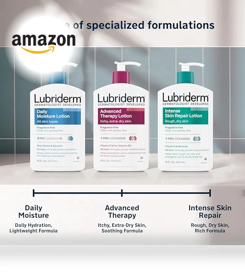 Daily Moisture Lotion with Pro-Ceramide — Creams & Moisturizers, Lubriderm