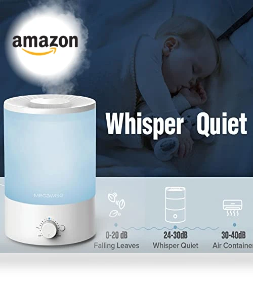 Healthy Top-Refill Cool Mist Humidifier — Air Moisturizers, MEGAWISE